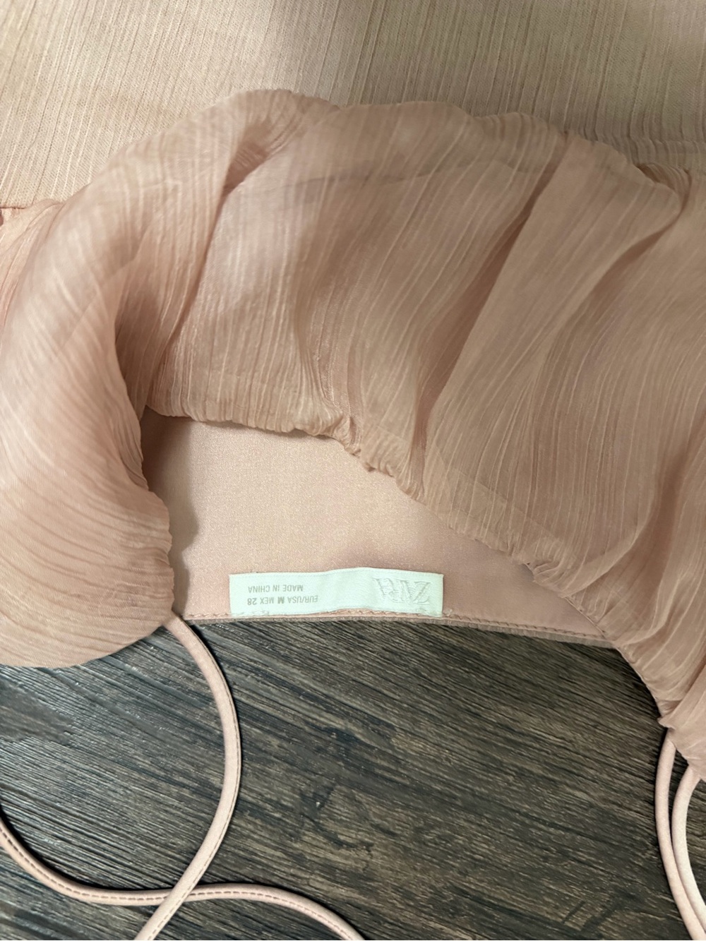 Zara Blush Pink Spaghetti Strap Camisole & Skirt Set - Picture 10 of 11